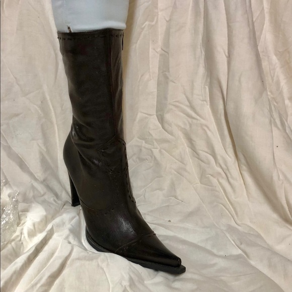 NEW Leather Ankle Boots - Picture 1 of 5